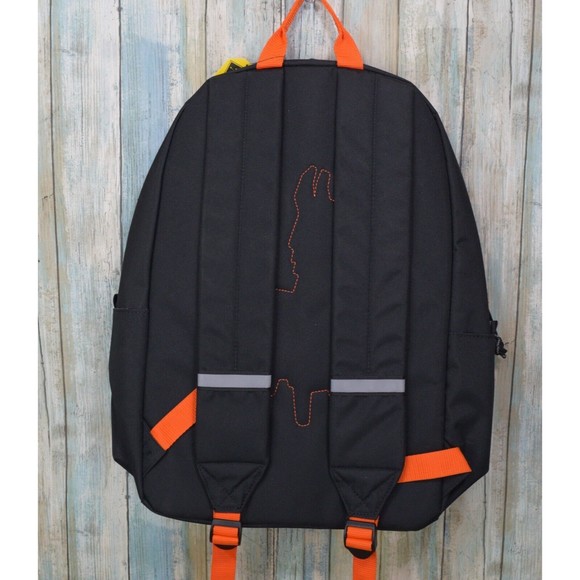 Fortnite Kids 18" Backpack - Black Orange New - Picture 5 of 11